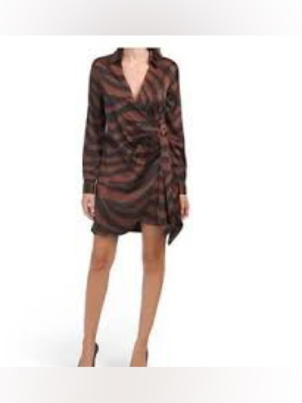 HOUSE OF HARLOW 1960, the zebra satin dress!
